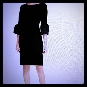 Lauren Ralph Lauren Rufflled-sleeves Sheath dress